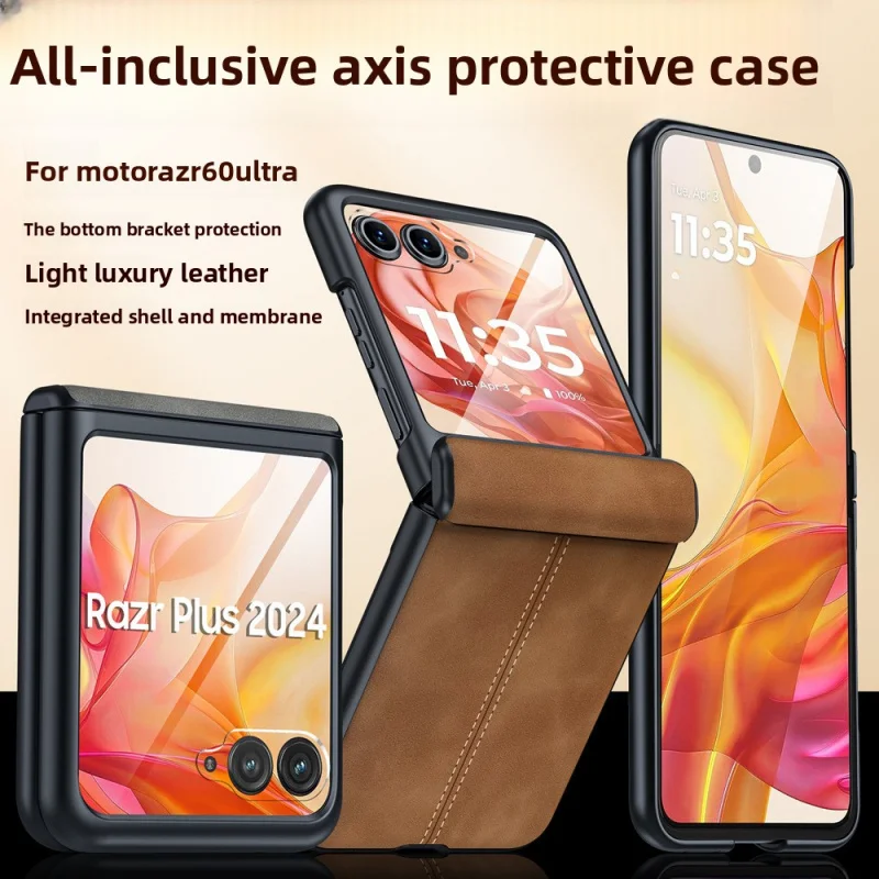 

Защитный чехол для Motorola Razr 60 Ultra - универсальный корпус с защитой оси (2025 ультратонкий дизайн)