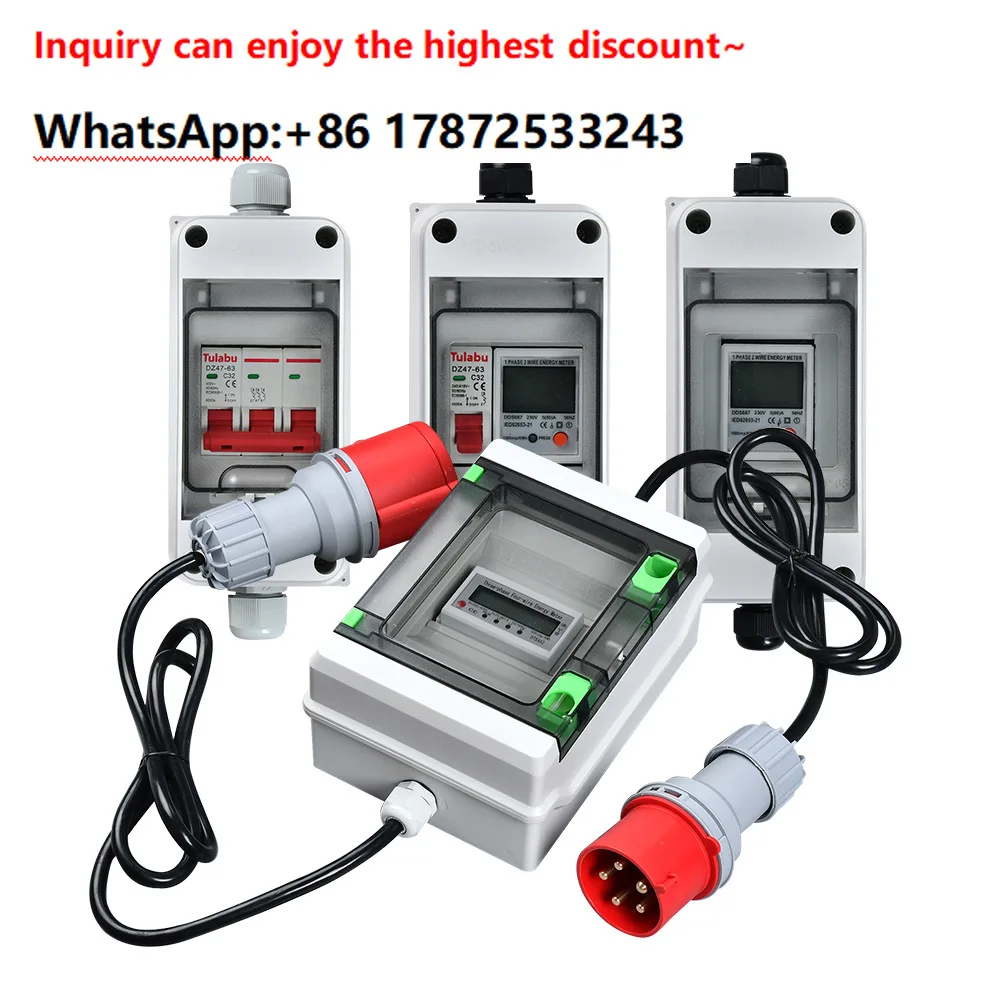 EU 220V-250V charging station for electric vehicles, new energy RVs, electric motorcycles, charging counters, cross-border