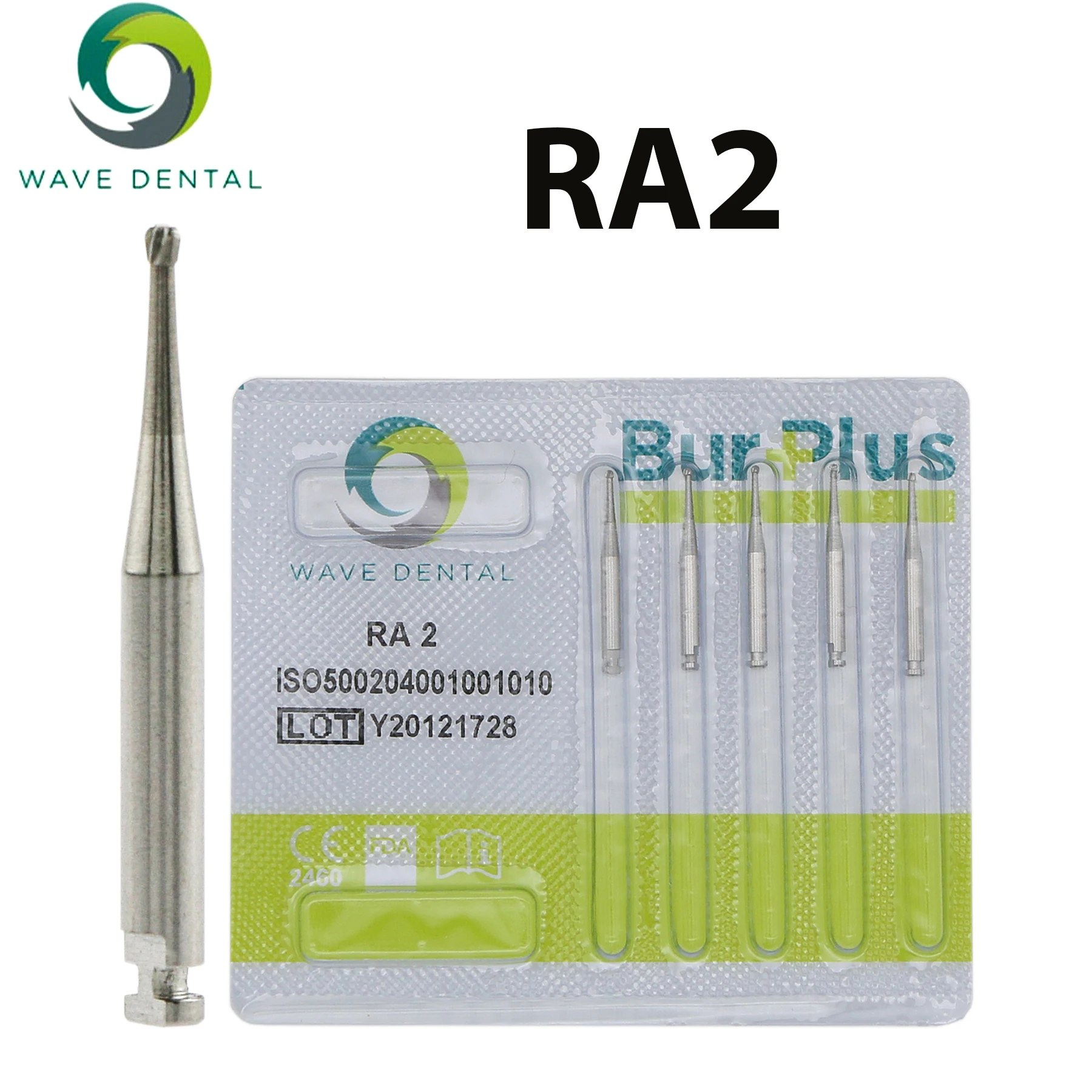 RA2 Wave Dental Tungsten Carbide Burs Round For Low Speed Contra Angle hanpiece Bur head diameter 1.0mm