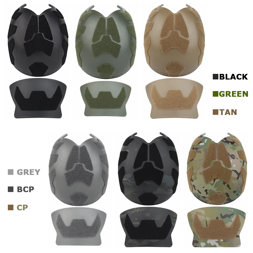 ملحقات الخوذة السريعة FAST SF خوذة القشرة عززت سماكة لوحات الحماية لوحات خوذة حامي