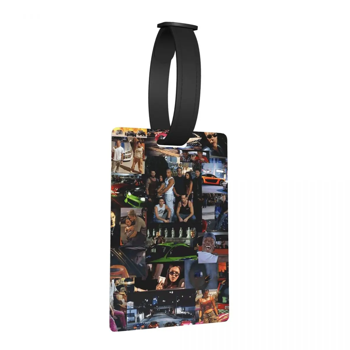 

Быстрый и веселый коллаж, багажные бирки, аксессуары для чемодана, дорожная мода, багажная бирка, держатель этикетки, идентификационное имя, адрес