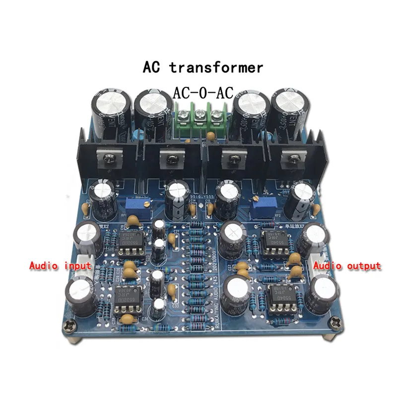 Refer Accuphase Golden Throat C-245 Class A Preamplifier Circuit NE5532 JRC5534 OP Amp Two-stage Audio Amplifier Board Finished