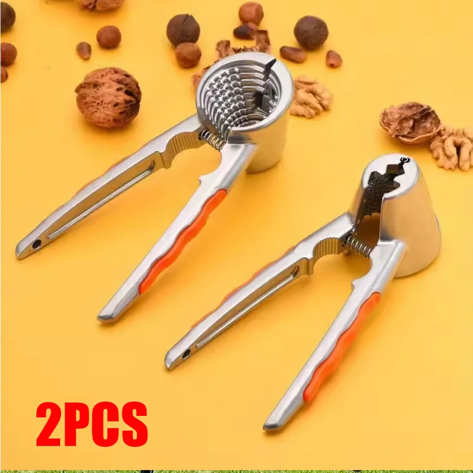أداة المطبخ الجوز كليب قمع على شكل مزدوج الفم الجوز كليب كسارة البندق المقشر كليب المشبك ذو طيات الجوز الملقط افتتاح أداة #1