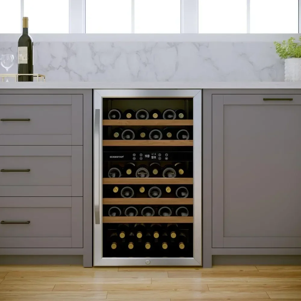 

19 Inch Wide Wine Cooler CWF380DZ 38 Bottle Capacity - Beverage Center with Temperature Control for Home Use Customized