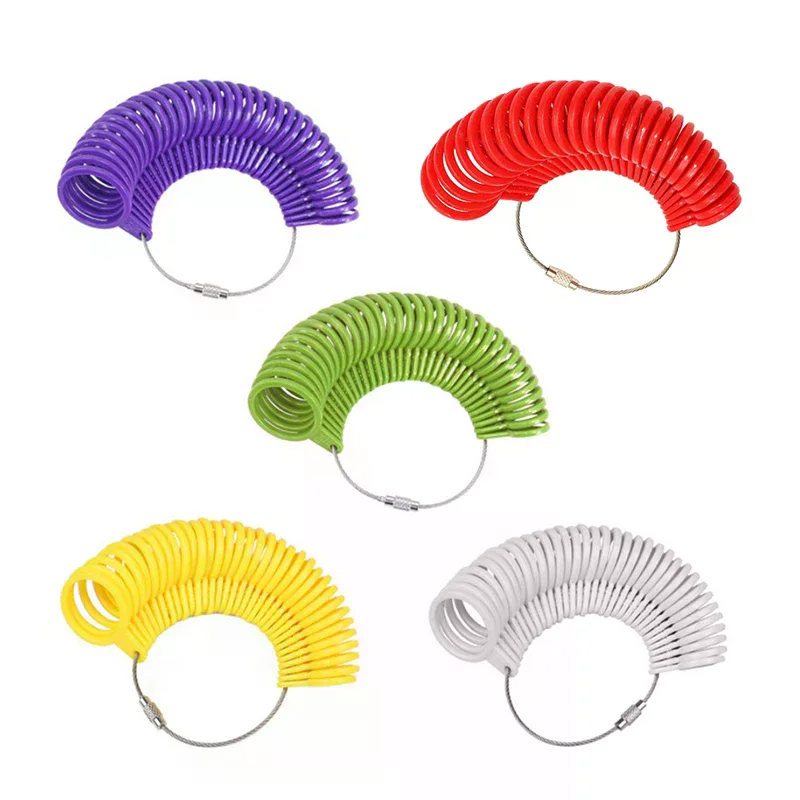 

KATWAY Professional Ring Sizer Measuring Gauge Mandrel Stick Finger Tool For Jewelry Making UK/US Size For DIY Tools Set