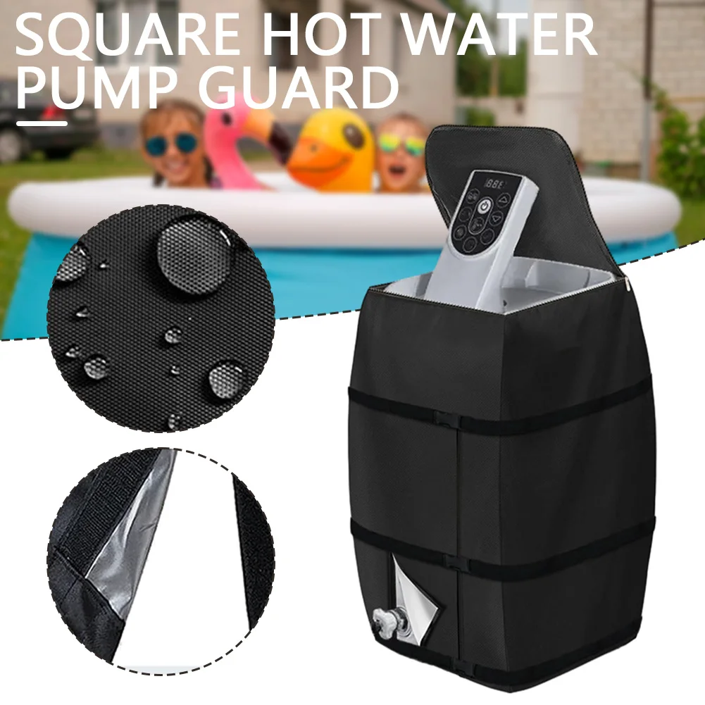 Inflatable Hot Tubs Pump Cover Wind-prood Anti-Snow Cover For Spa Heaters Pump