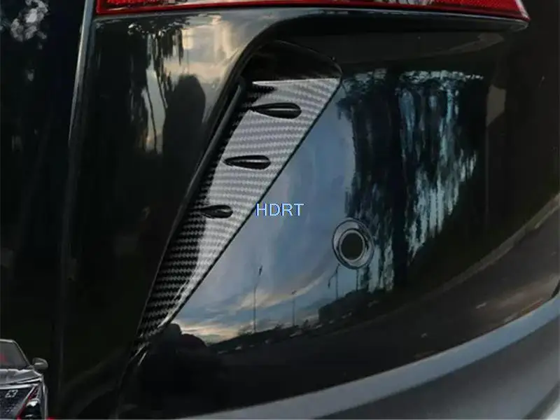 لامعة قطاع سيارة نمط الخلفية الضباب غطاء خفيف مصباح ل Changan وحدة UNI-T 2020 حامي اكسسوارات الديكور الخارجي ملصق