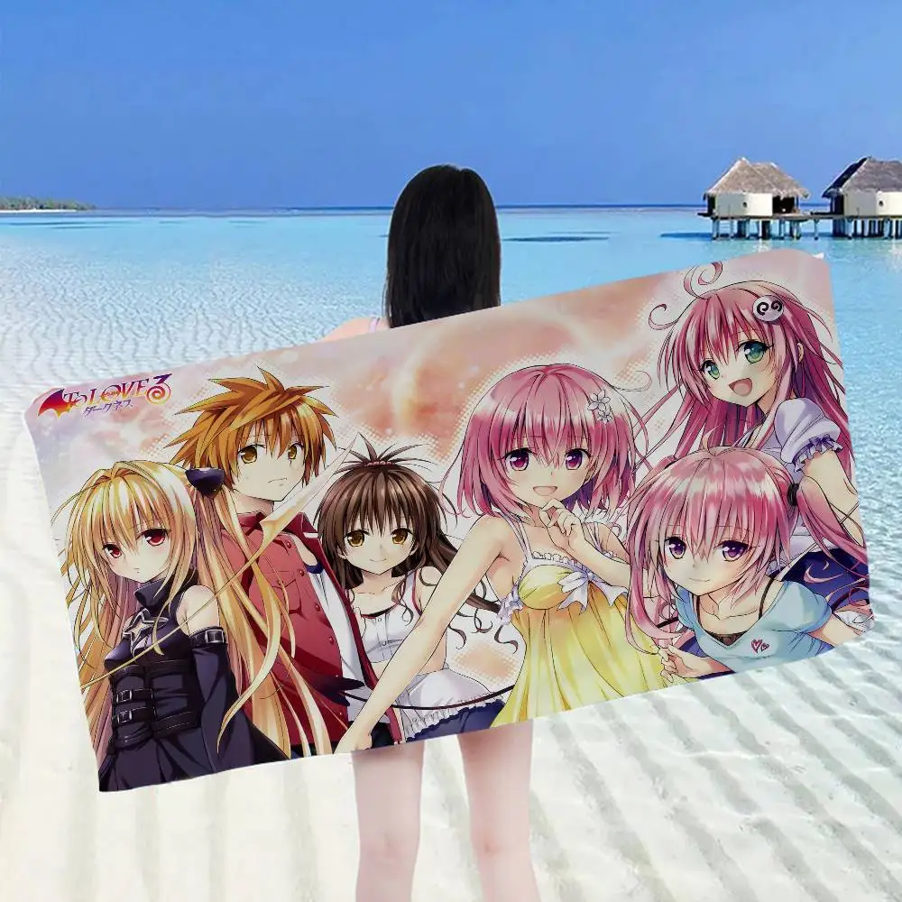 T-TO L-LOVE RU Microfiber Beach Towel Absorbent Quick dry Soft Yoga Swimming Resort Mountain Climbing Towel