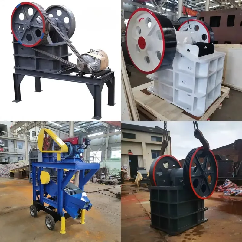 New Stone Crusher Jaw Crusher for Mining and Construction Heavy Duty Rock Breaking Machine Efficient Ore Crushing Equipment