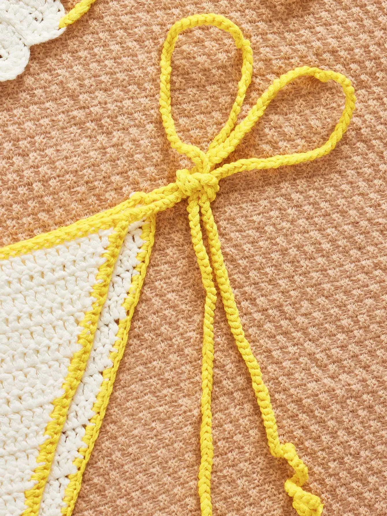 

Ручная работа: вязаный крючком комплект бикини с цветами-маргаритками, женский летний пляжный купальник из двух частей