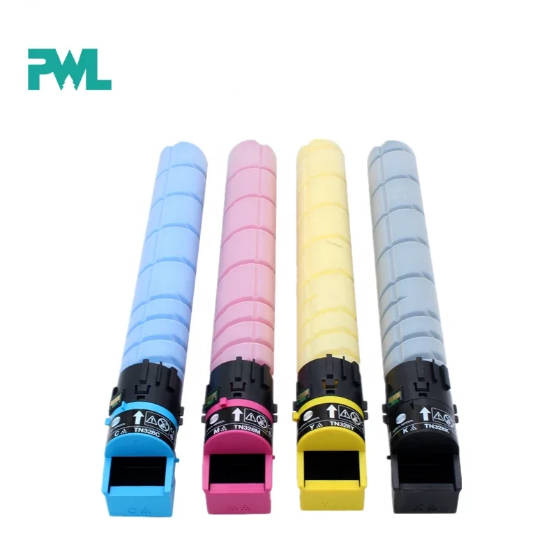 1PC TN 328 TN328 Compatible Color Toner Cartridge For Konica Minolta Bizhub C250i C300i C360i C7130i Printer Supplies