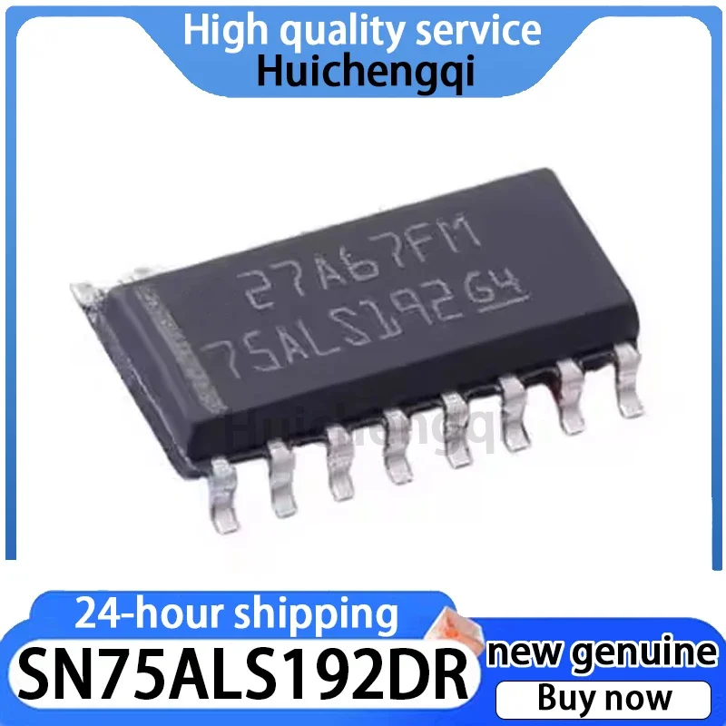 5PCS Genuine SN75ALS192DR 75ALS192 Package SOIC-16 Four-way Differential Line Driver