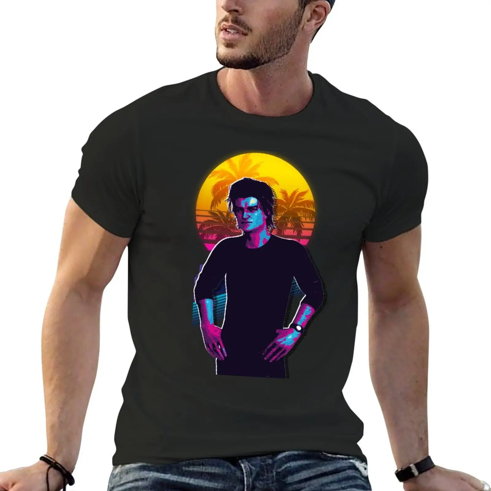 New Steve Harrington Vintage T-Shirt quick drying t-shirt Blouse mens graphic t-shirts