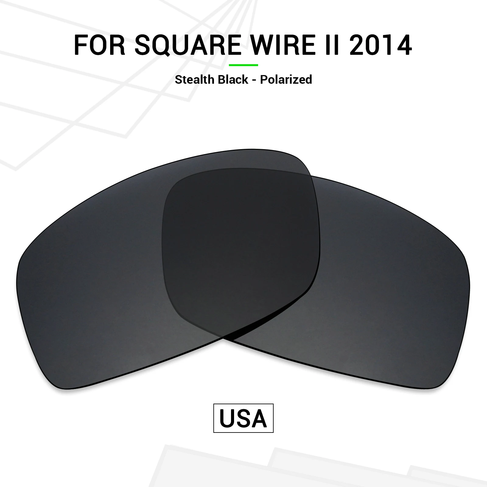 

Сменные линзы SNARK POLARIZED для солнцезащитных очков Oakley Square Wire Il 2014 OO4075 — несколько вариантов