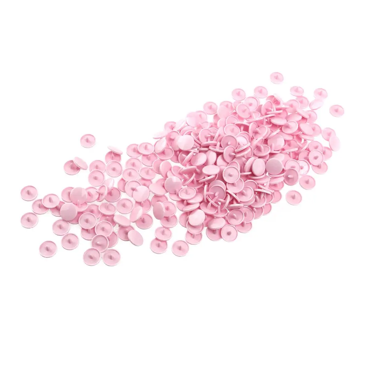 

150pcs T5 Resin Snap Buttons Size 20 Pink 12mm Diameter Durable Plastic DIY Sewing Crafting Projects Fastener Clip Handmade