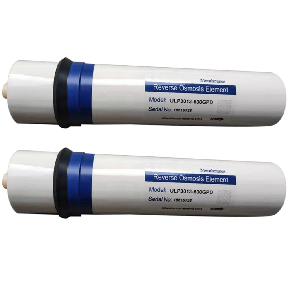 2 Pcs Reverse Osmosis Membrane Water Filter RO Membranes Elements 3013-600G Reverse Osmosis Water Filter System