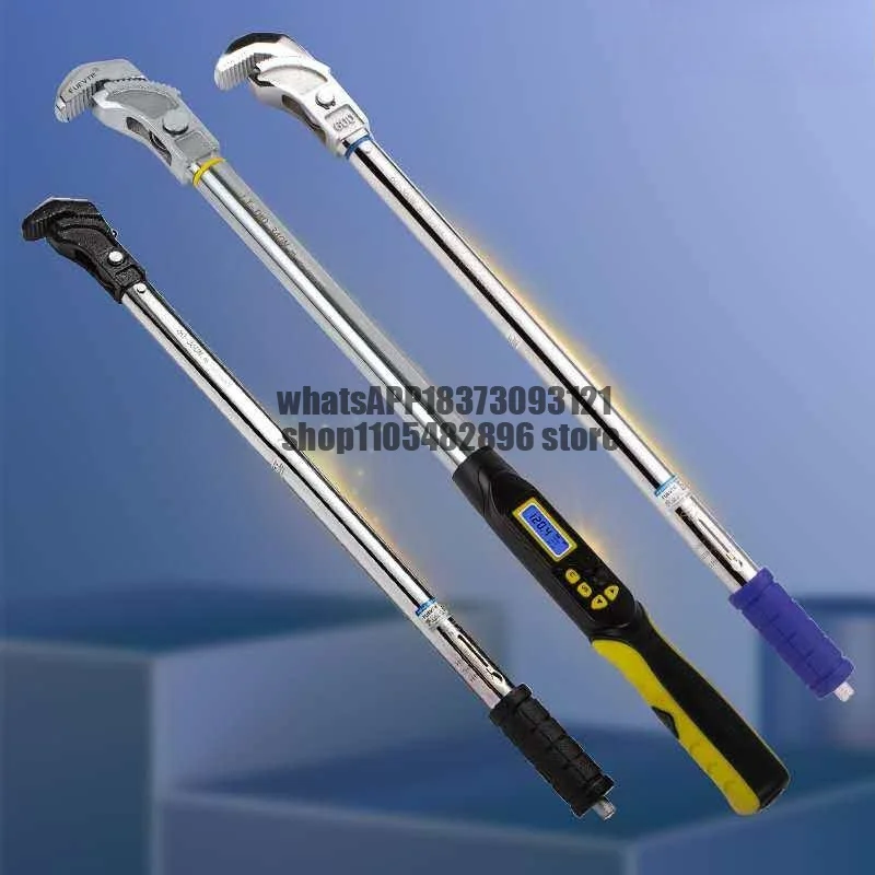 Detection of straight thread steel sleeve torque wrench torque scale pipe pliers