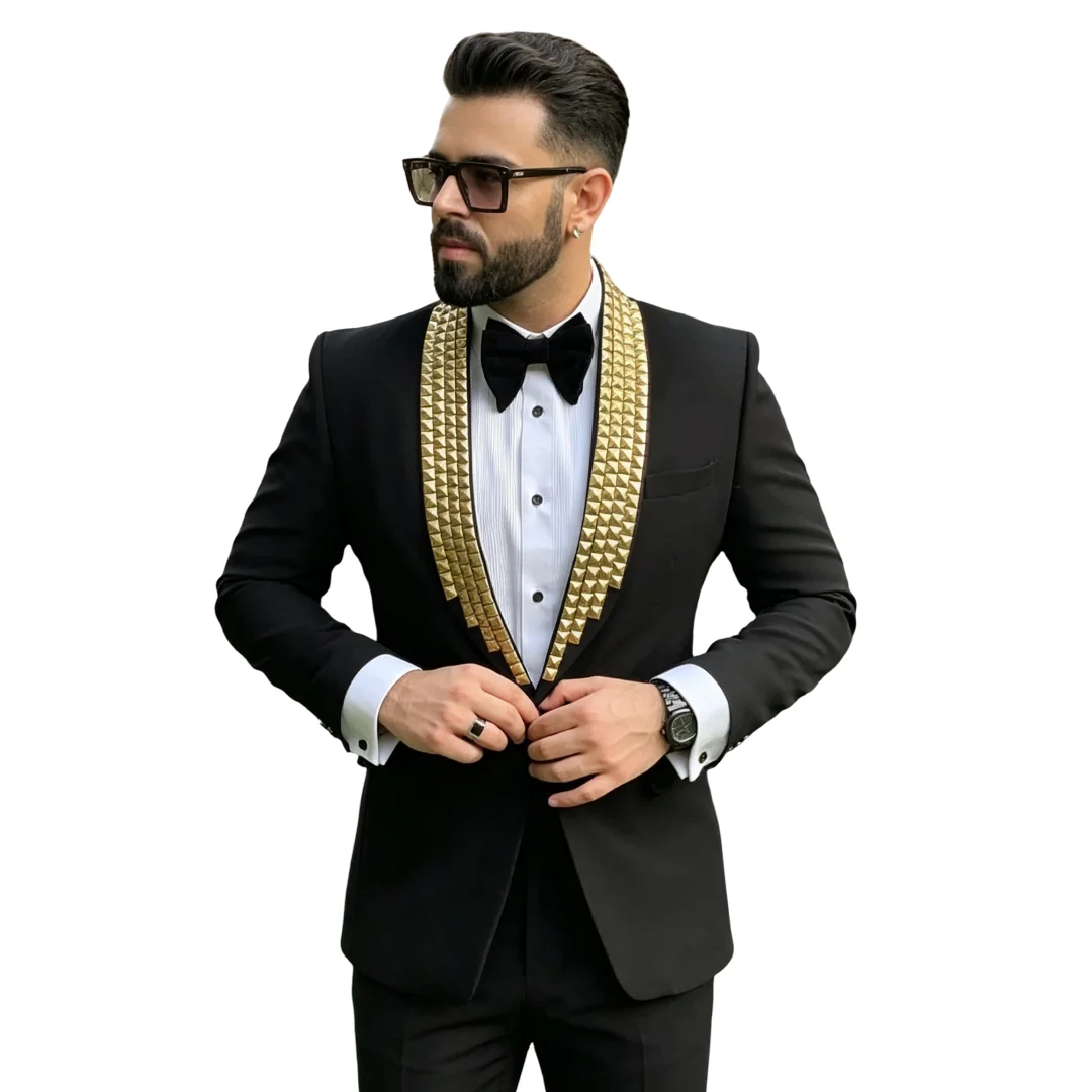 Modern Men's Suits Tuxedo Bead - Wool Suit Jacket ulasan dan harga