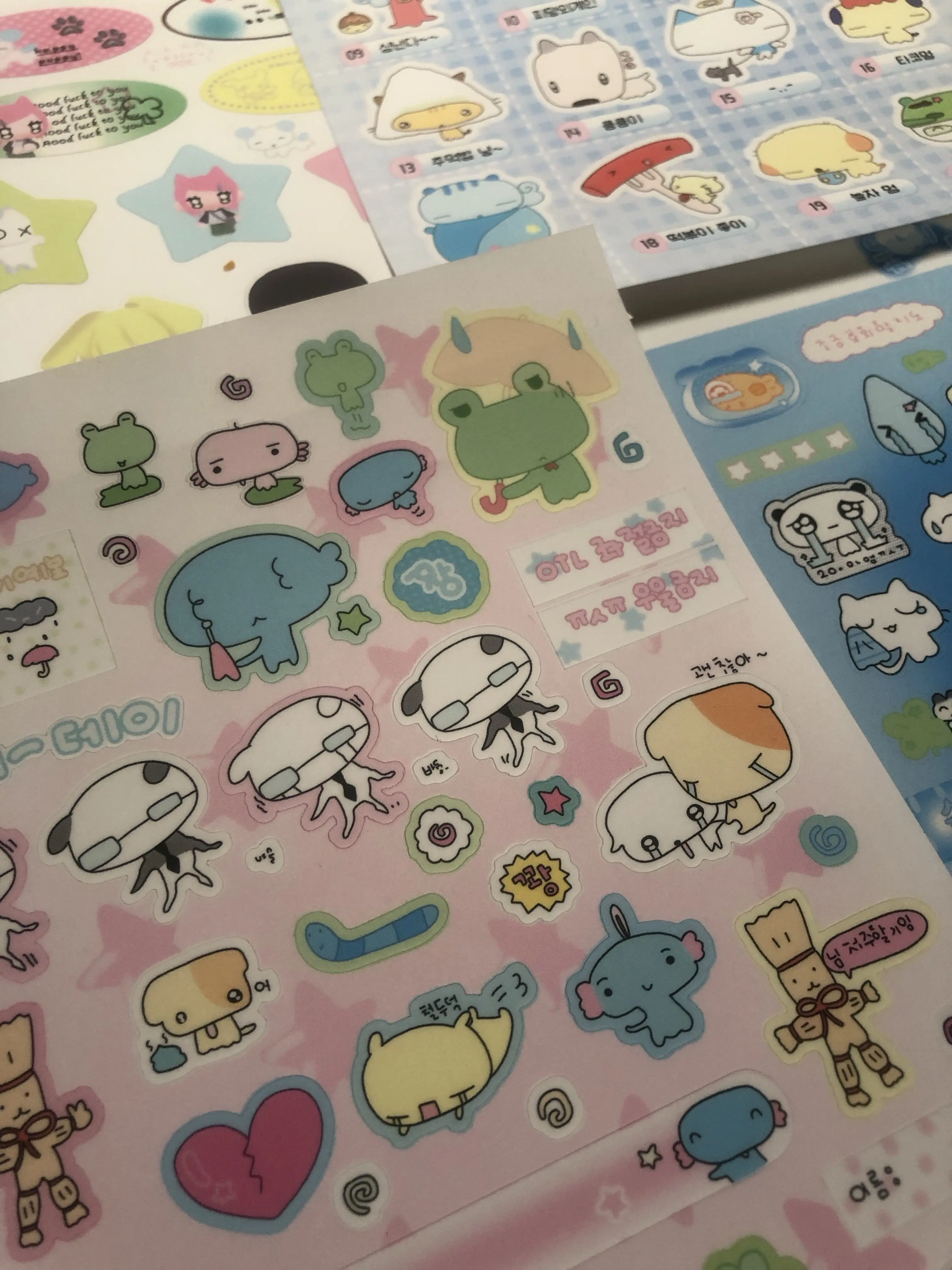 

1PC Kawaii Cute Cartoon Animal Stickers Korean INS Style DIY Hand Account Planner Scrapbook Stickers