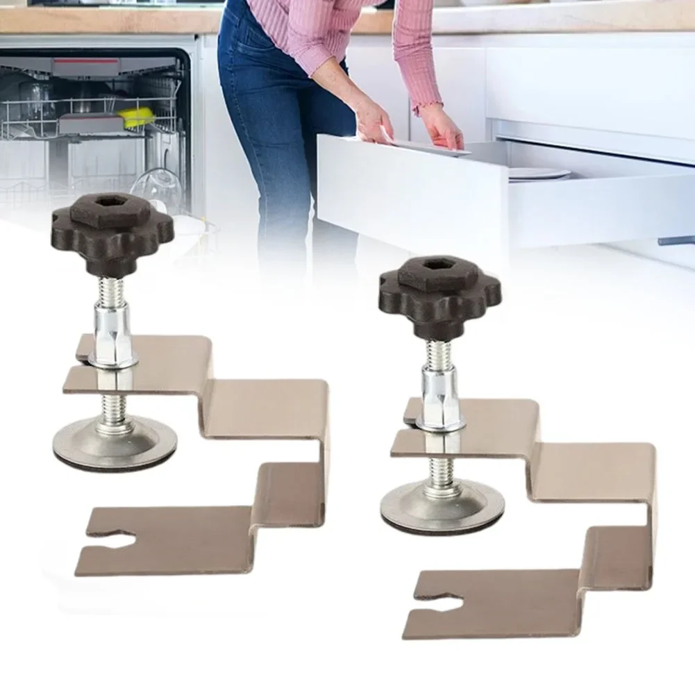 Kit adattatore per supporto per morsetti per installazione frontale universale da 2 pezzi, aiuta lo strumento per maschere, clip di fissaggio regolabile per la lavorazione del legno