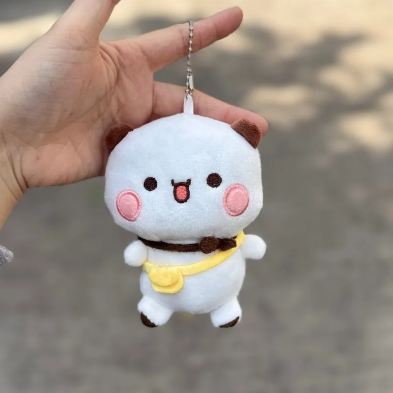 New 12cm Cute Yier Bubu Plush Keychain Soft Stuffed Doll Cartoon Toy Hanging Ornament Bag Decoration Kawaii Friend Gift