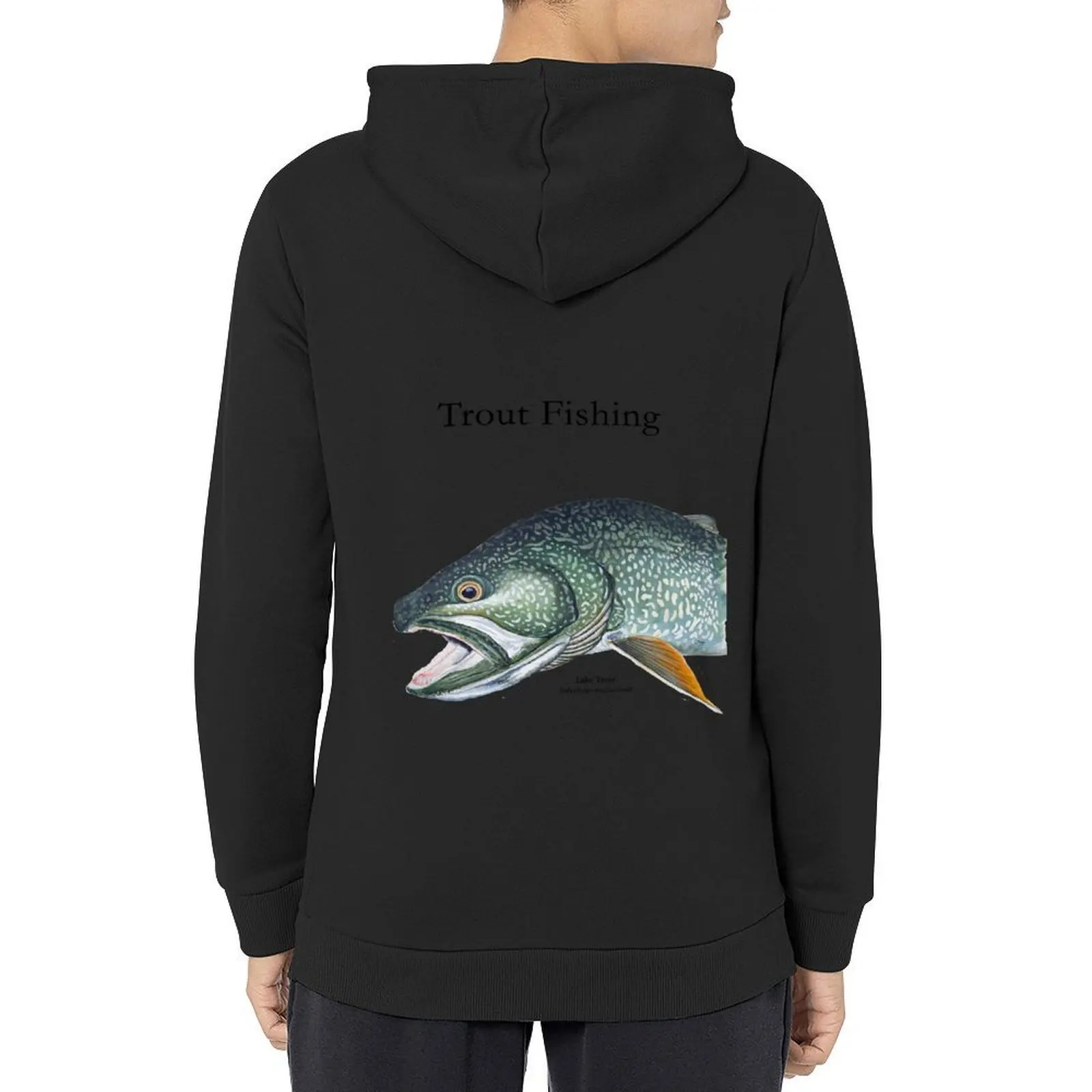 

Siscowet Lake Trout Hoodie japanese style anime clothing anime clothes graphic t shirts men men's hoodies