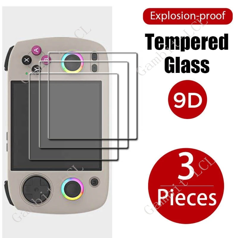 3PCS 9H HD Tempered Glass For Anbernic RG CubeXX Console Coopreme RGCubeXX 3.95