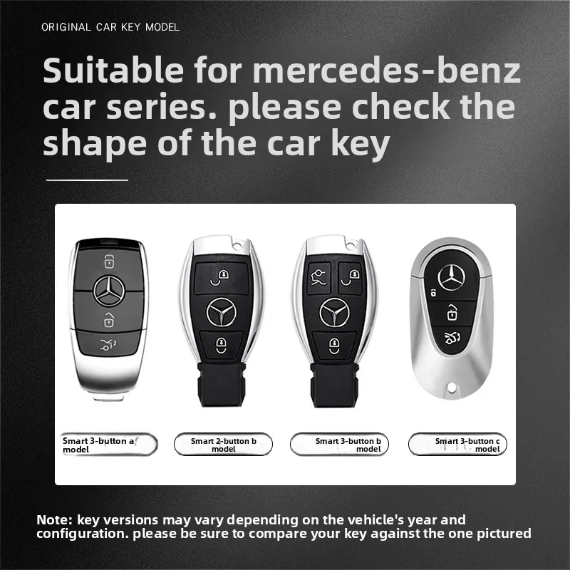 Mercedes Benz C key holder C200L shell C180L buckle E260L/E300/GLC/C200 Mercedes Benz E car protective cover