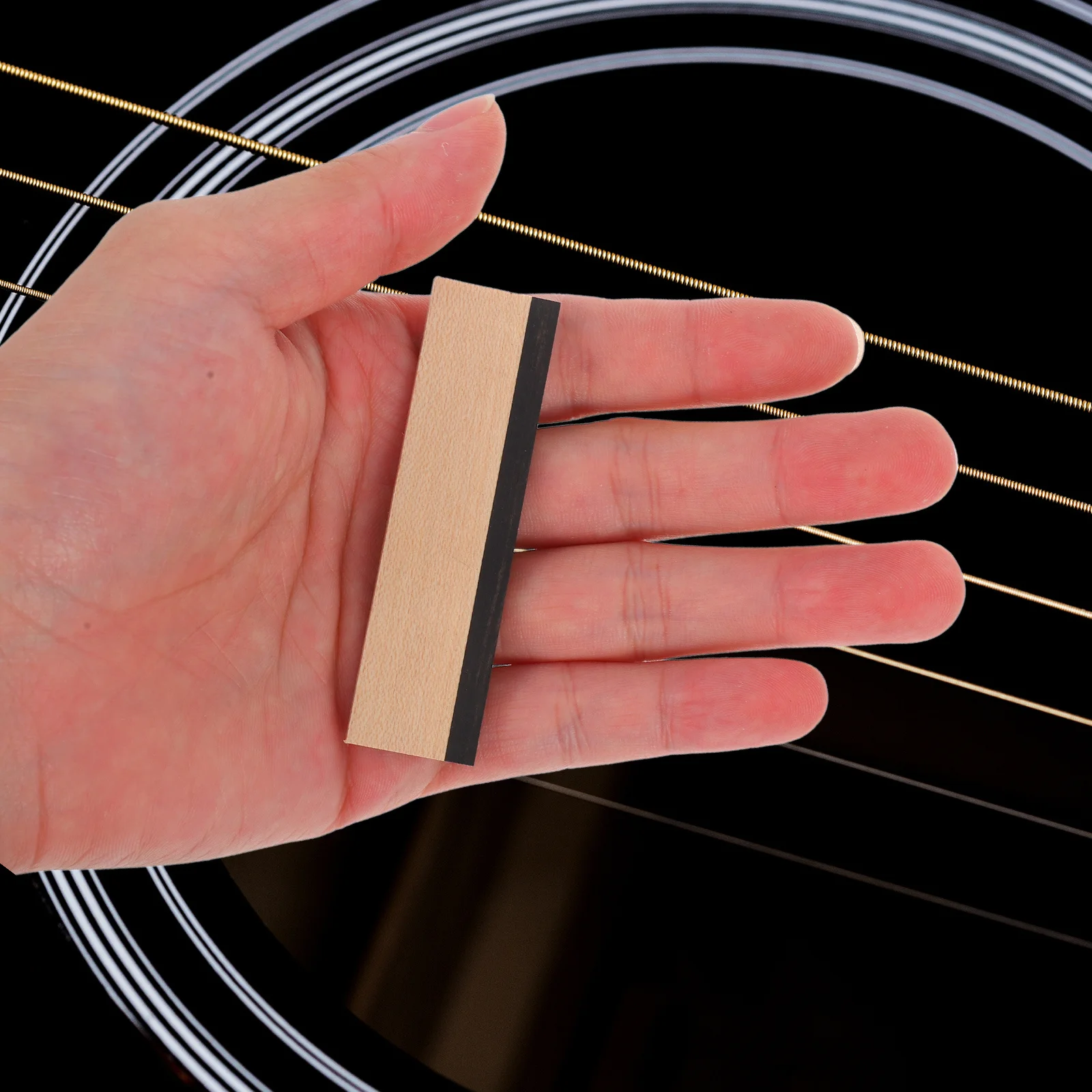 

Guitar Bridge Saddle 7193032m Maple Ebony Untrimmed Uncut Unslotted Resophonic Instrument Parts High Quality Wood