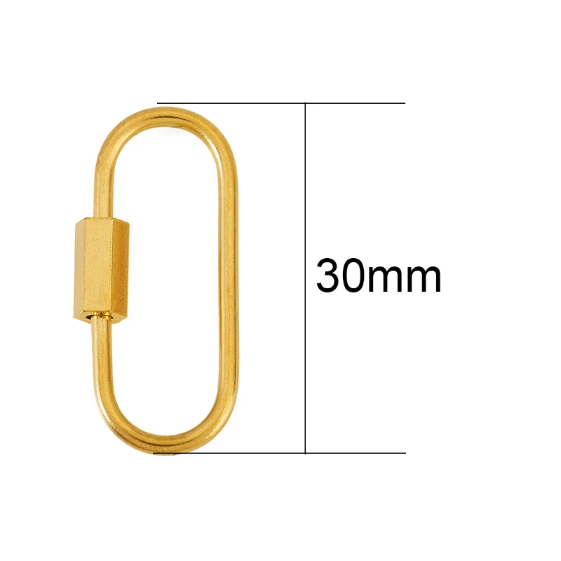 5pcs 38mm PVD Stainless Steel Swivel Rotating Keychain Accessories Heart Star Keyring Key Ring Key Chain For DIY Jewelry Making