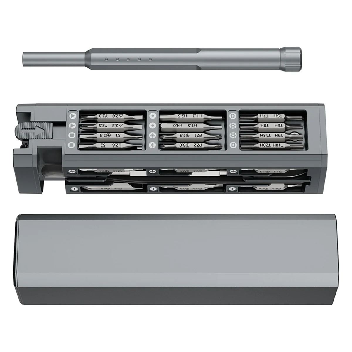 A83Z 60-in-1 Screwdriver Set with -Up Magnetic Case, for Electronics, Phone, Computer, PC, Watch, Eyeglass