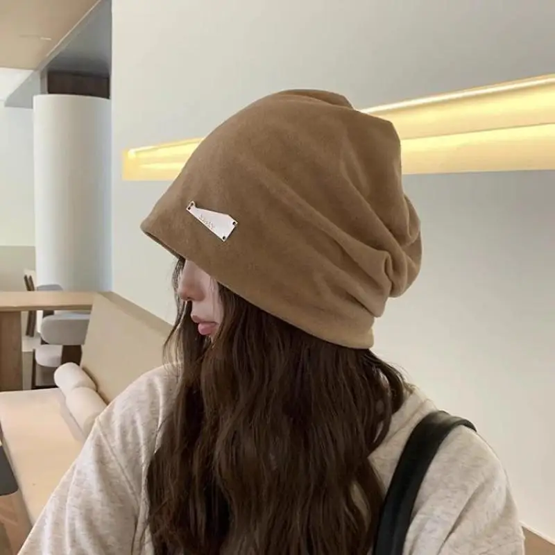 Oversized Knitted Beanie For Women Loose Fit Slouchy Winter Hat, Big Head Size Friendly, Soft Chunky Cold Cap view 2
