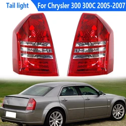 Tail Light Cover For Chrysler 300 300C 2005-2007 Rear Warning Brake Lamp Auto Taillight Housing Without Bulb 4805853AD 4805852AD