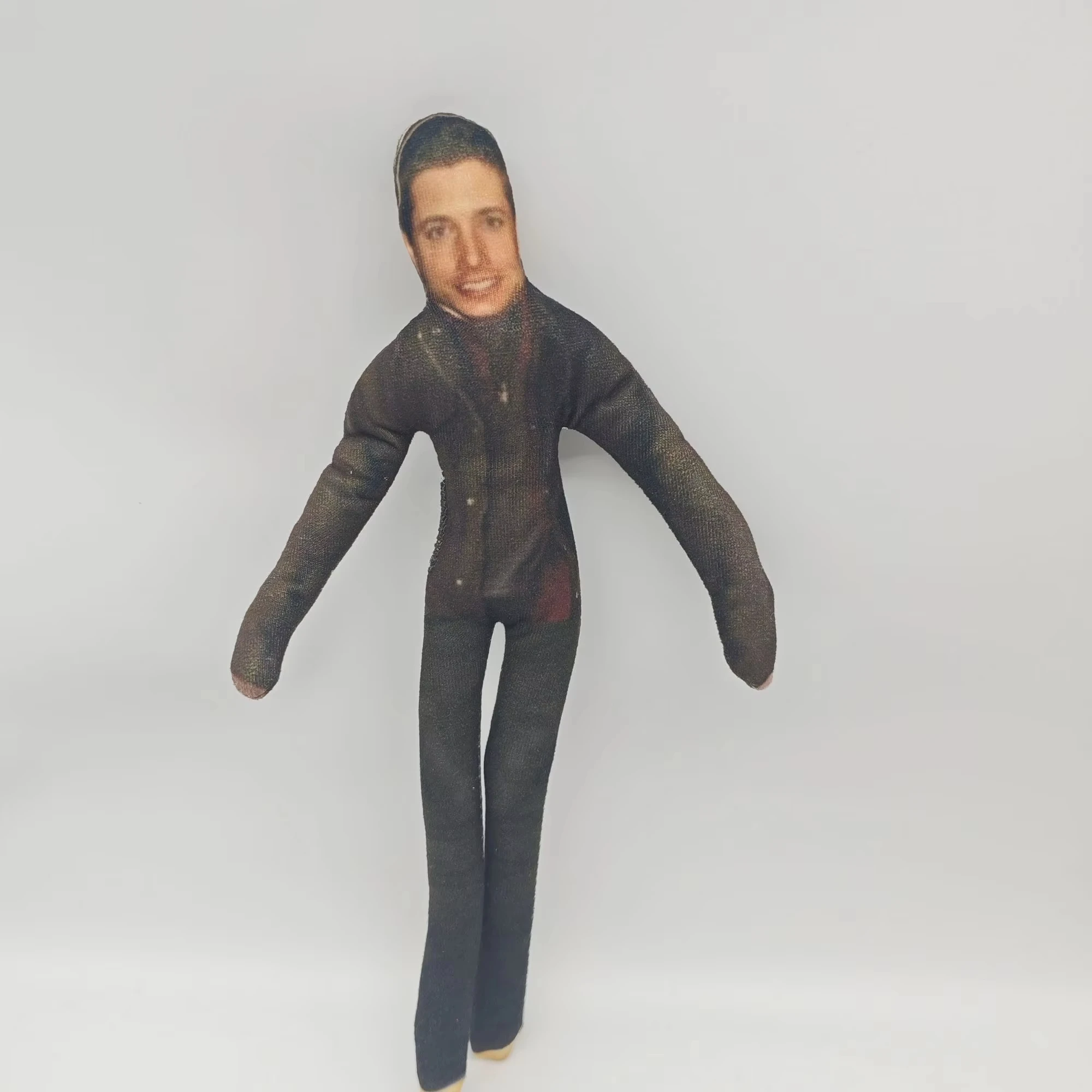 28 cm große, übernatürliche Stoffpuppe mit Skelett, superweiches Plüschtier, Bürodekoration, Weihnachtsgeschenk für einen Freund – Detail 4
