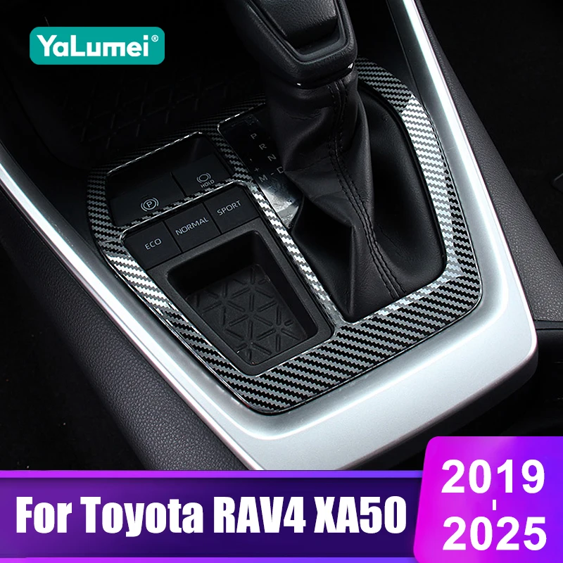Abdeckung für die Mittelkonsole und das Schaltpanel für Toyota RAV4 XA50 2019 2020 2021 2022 2023 2024 2025 Hybrid-Zubehör
