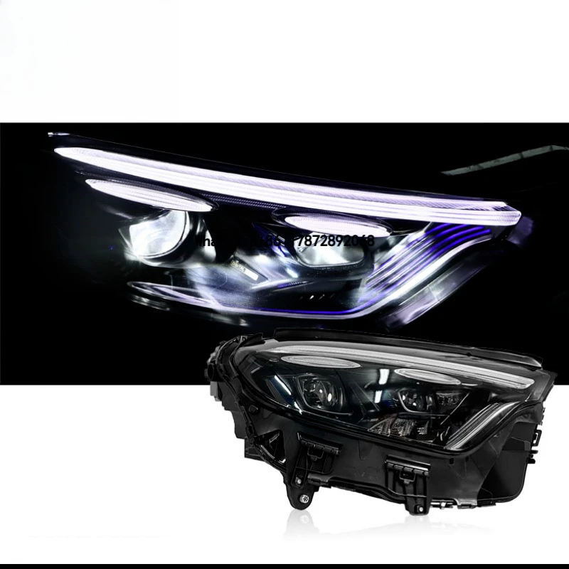 Led Headlights for GLC254 2023 2024 2025 High Configuration Marelli Meteor Shower  Modified Car Lights