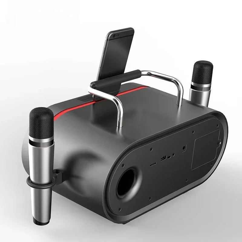 

RHM RM-K666 Outdoor Party Karaoke Music Player With 2 Wireless Microphones For Indoor & Outdoor Events!