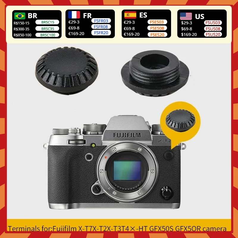 

Fuji Camera Shutter Remote Control Terminal Cover Dustproof Cover Gfx100s/50s XT3/4 XH1 PC Terminal Cover