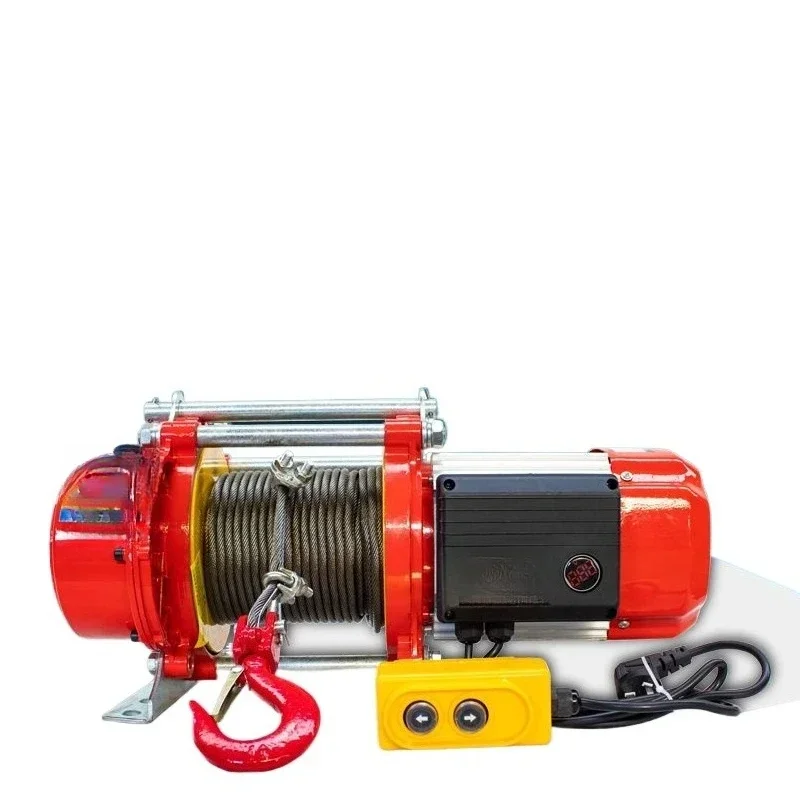 Multifunctional aluminum shell hoist 220V380V household new winch building decoration electric crane