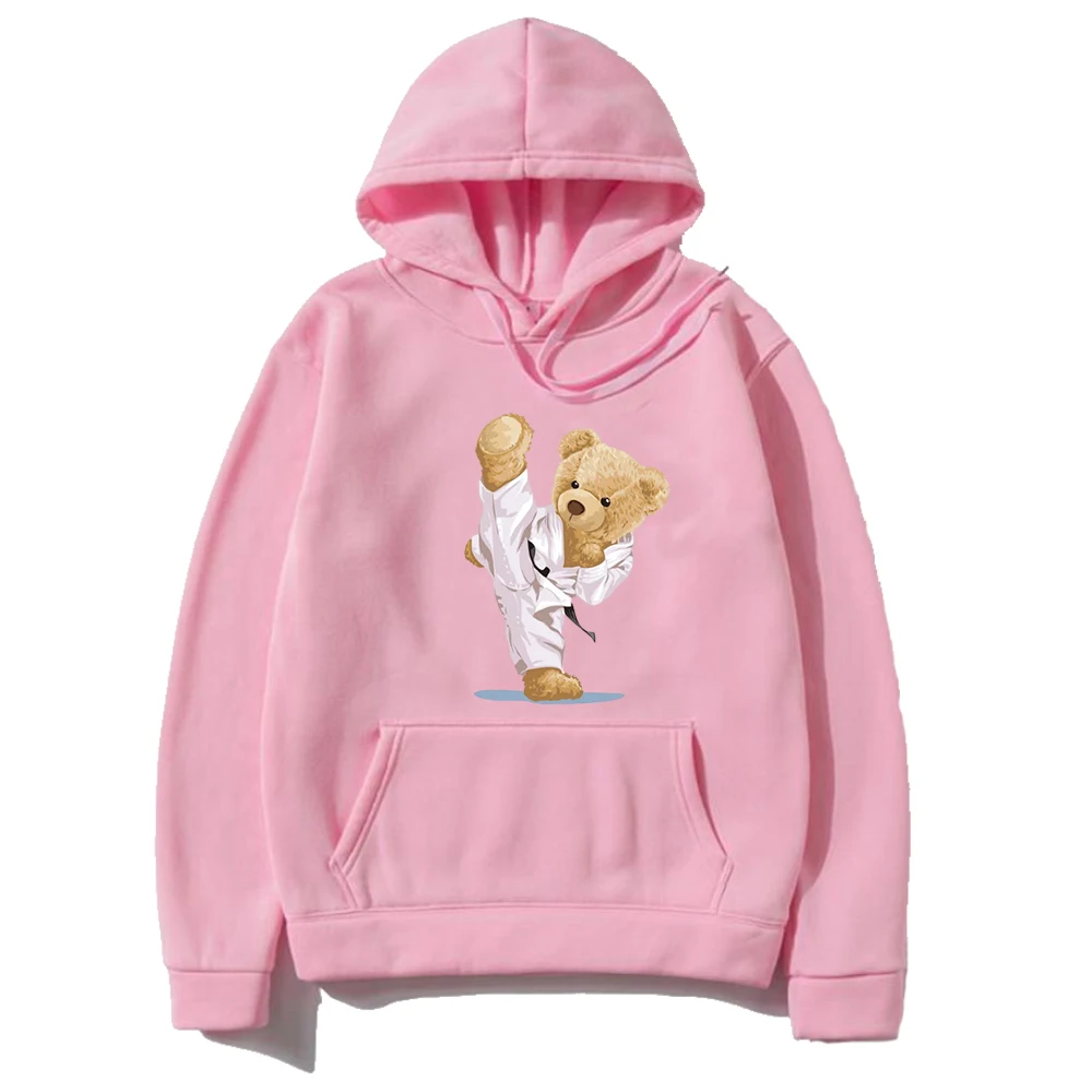 

Hooded sweatshirt men's sweatshirt Hip Hop unisex Fall/winter must-have pullover New sweatshirt men's Kung-fu Bear clothing