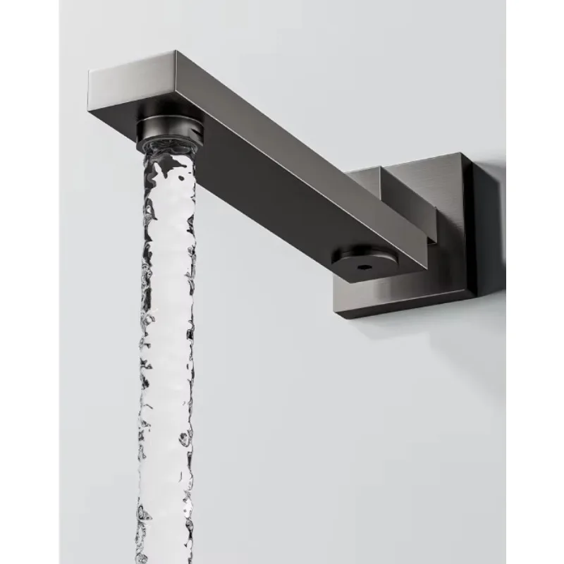 加熱式浴室 ブラックシャワーセット 4機能 レインシャワーヘッド LED天井取り付けバスタブシャワー水栓システム