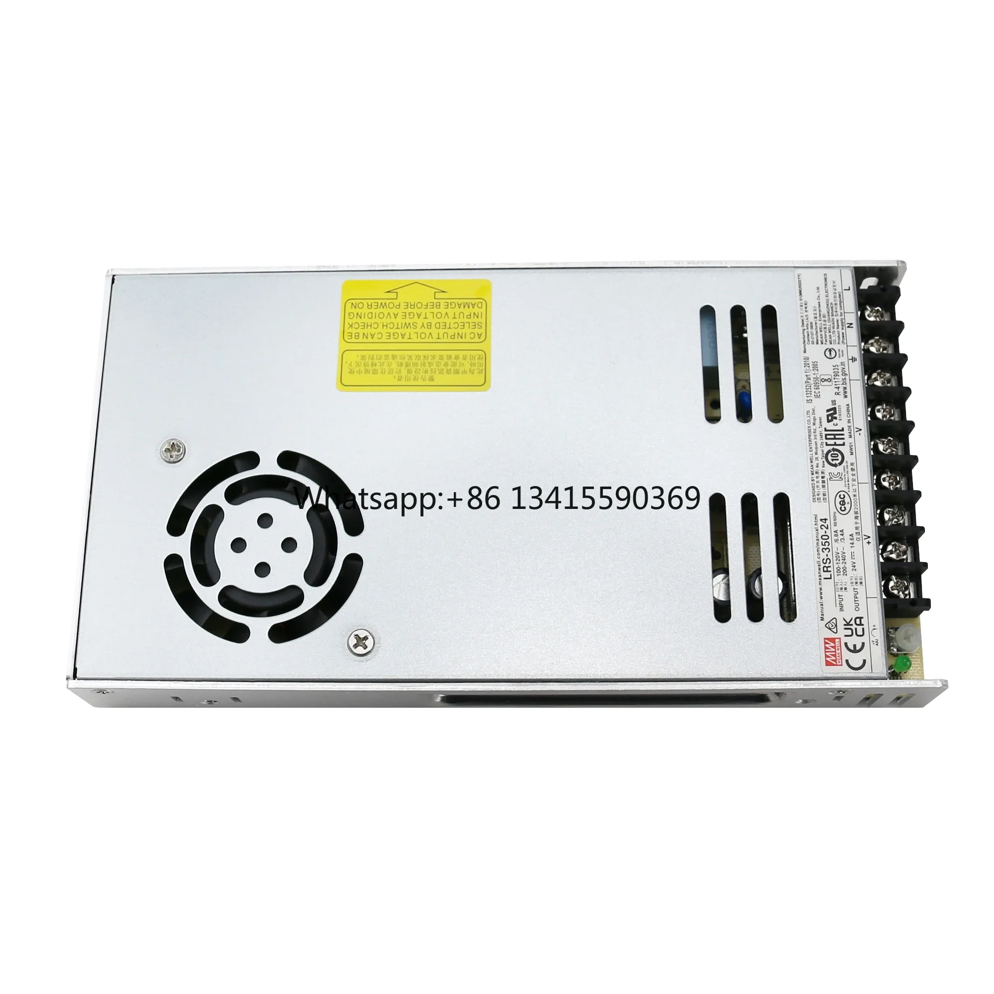 

Hot Sale DC24V Indoor Use MW LRS-350-24 350W Power Supply 14.6A Single Output Power LED Driver.