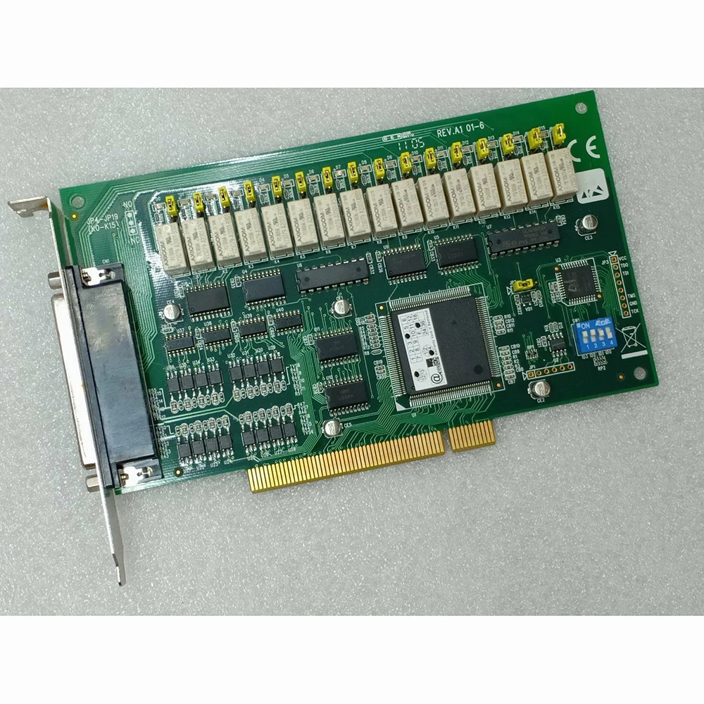 PCI-1762 REV.A1 สําหรับ Advantech การ์ดจับภาพข้อมูล 16 ช่องแยกอินพุตดิจิตอลและ 16 ช่องเอาต์พุตรีเลย์การ์ด