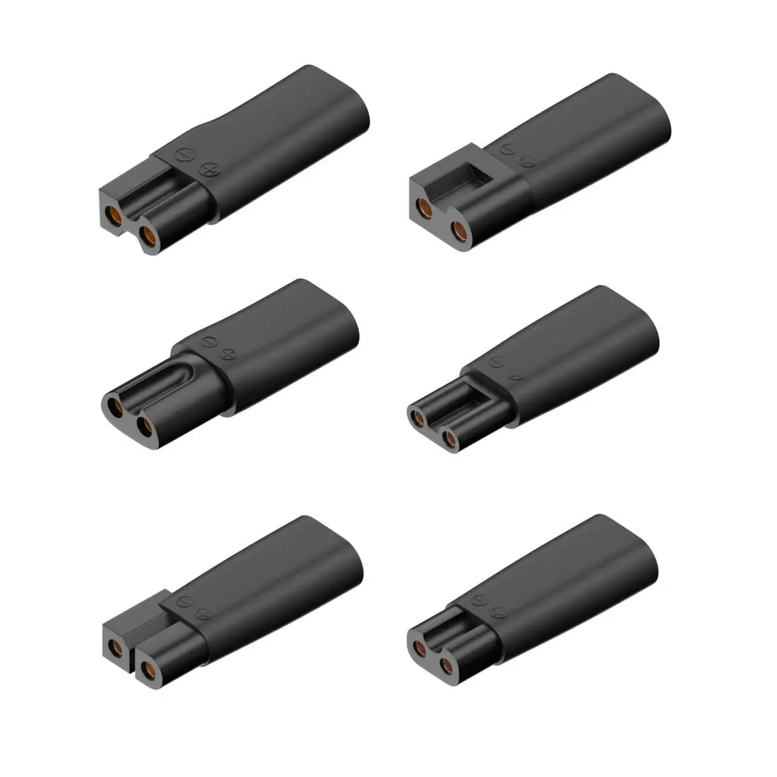 

6 PCS Type-C Replacement Charger USB Adapter Suitable for All Kinds Electric Hair Clippers Beard trimmers Shavers