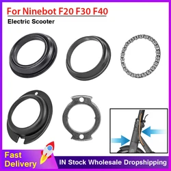 Front Fork Tube Bearing Bowl Rotating Steering Bearing Bowl Gasket for Ninebot F20 F30 F40 Electric Scooter Skateboard Accessory