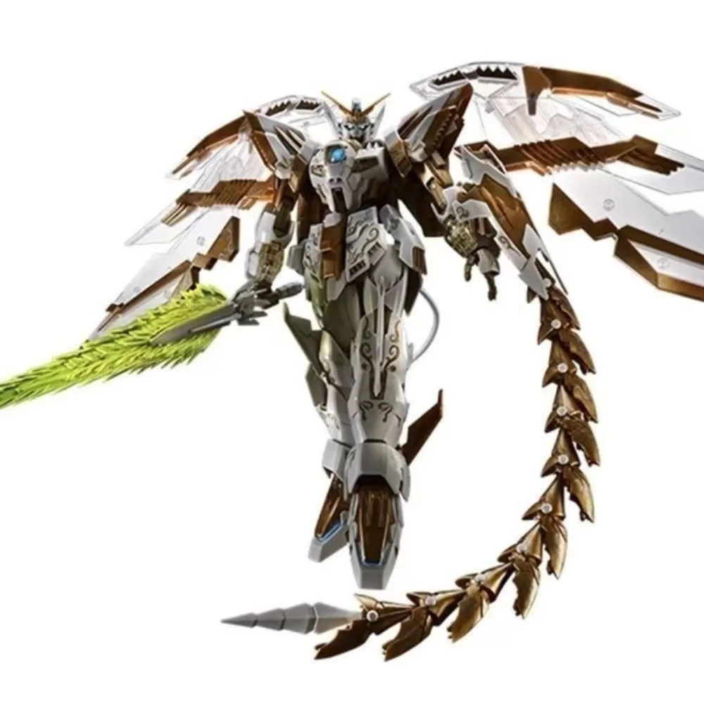 재고 있음 정품 반다이 모델 키트 MG 1/100 윙 건담 제로 에피온 EW 조립 애니메이션 액션 피규어 모델 장난감 컬렉션 선물