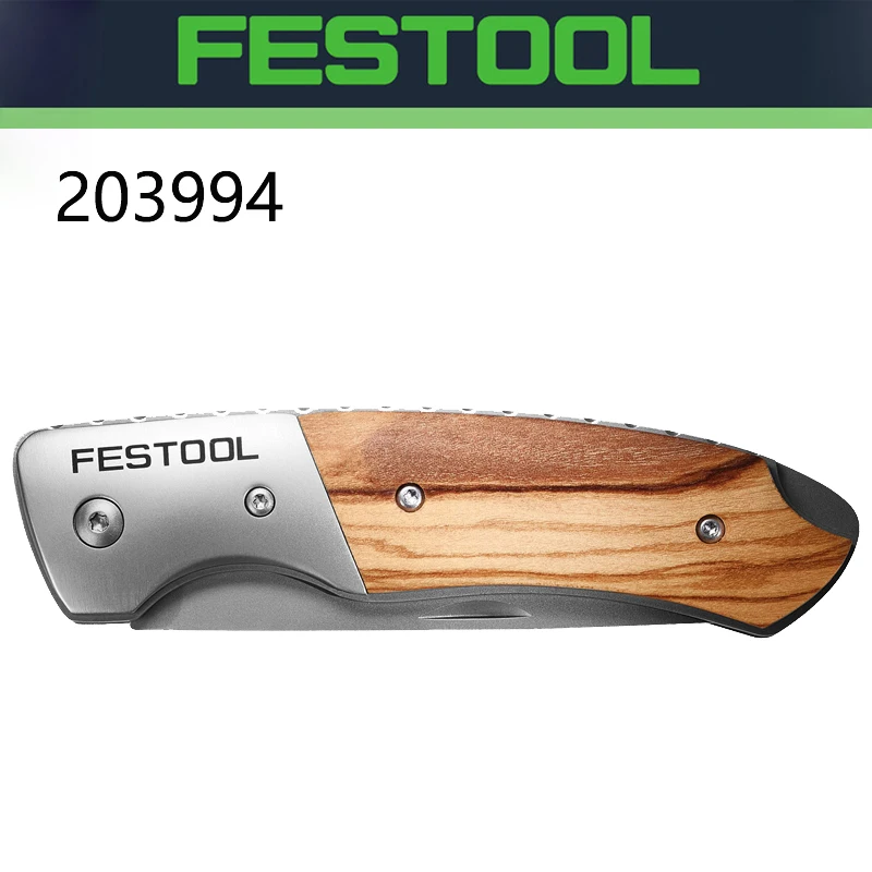 

FESTOOL 203994 РАБОТАЕТ Ножи Оливковая палочка Удобная ручка Удобный стиль Мини-прочный ручной инструмент