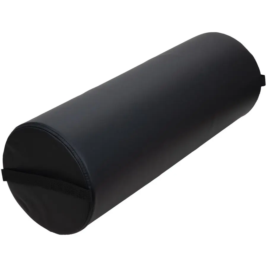 

Подушка-валик Jumbo Full Round Bolster, черная, устойчивая к маслам и пятнам, для массажа и йоги, 9 R x 26 L