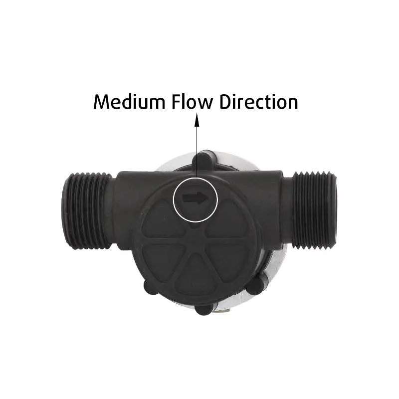 DN20 Stainless Impeller Flow Meter Kompak Digital Air Minyak OEM
