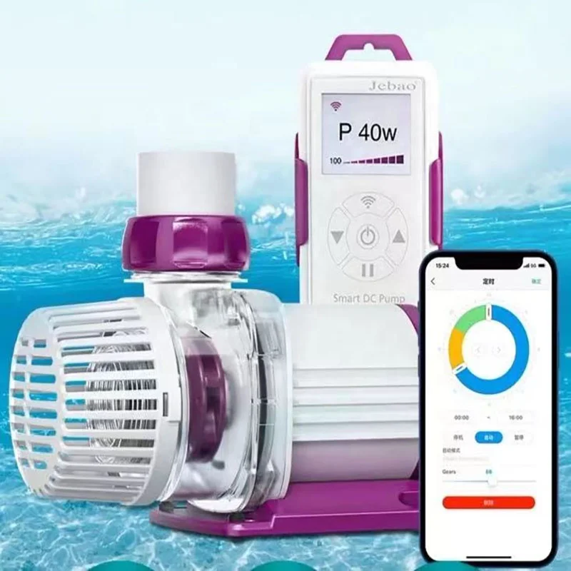 

Jebao MDP3500/5000/8000/10000/20000 умный насос постоянного тока с контроллером ЖК-дисплея WIFI аквариумный насос погружной насос